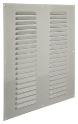 Renson 1006319 - schoepenrooster vlak alu ral 9010 400x400mm | 5 stuks
