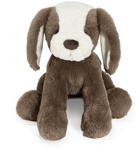 Bunnies by the bay knuffel hond - knuffeldier - geborduurde details - 41 cm - cacao