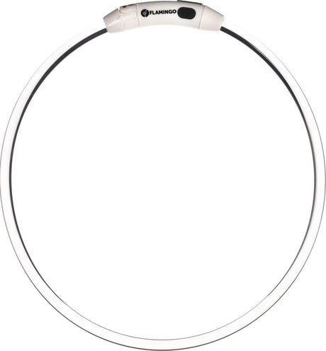 Flamingo raina - halsband honden - halsband led raina multicolour 20-63cm 8mm - 1st - 190452 - 1st one size