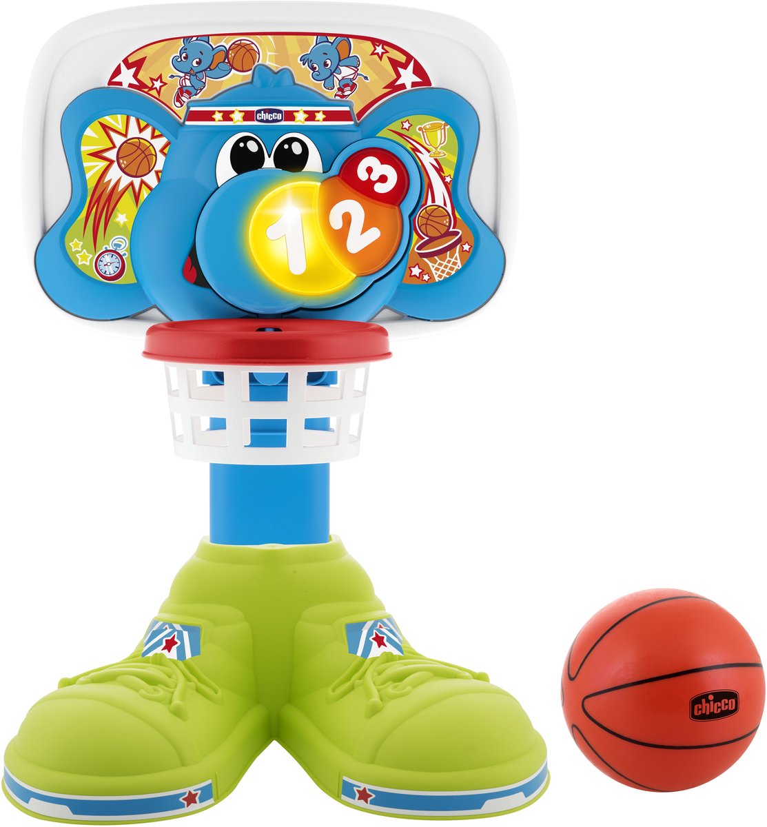Chicco basketbalspel basket league junior 58 cm 2 delig