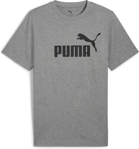 Puma ess no. 1 logo tee heren tshirt - medium gray heather xl