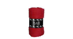 Lorens fleece plaid rood - l180xb130cm