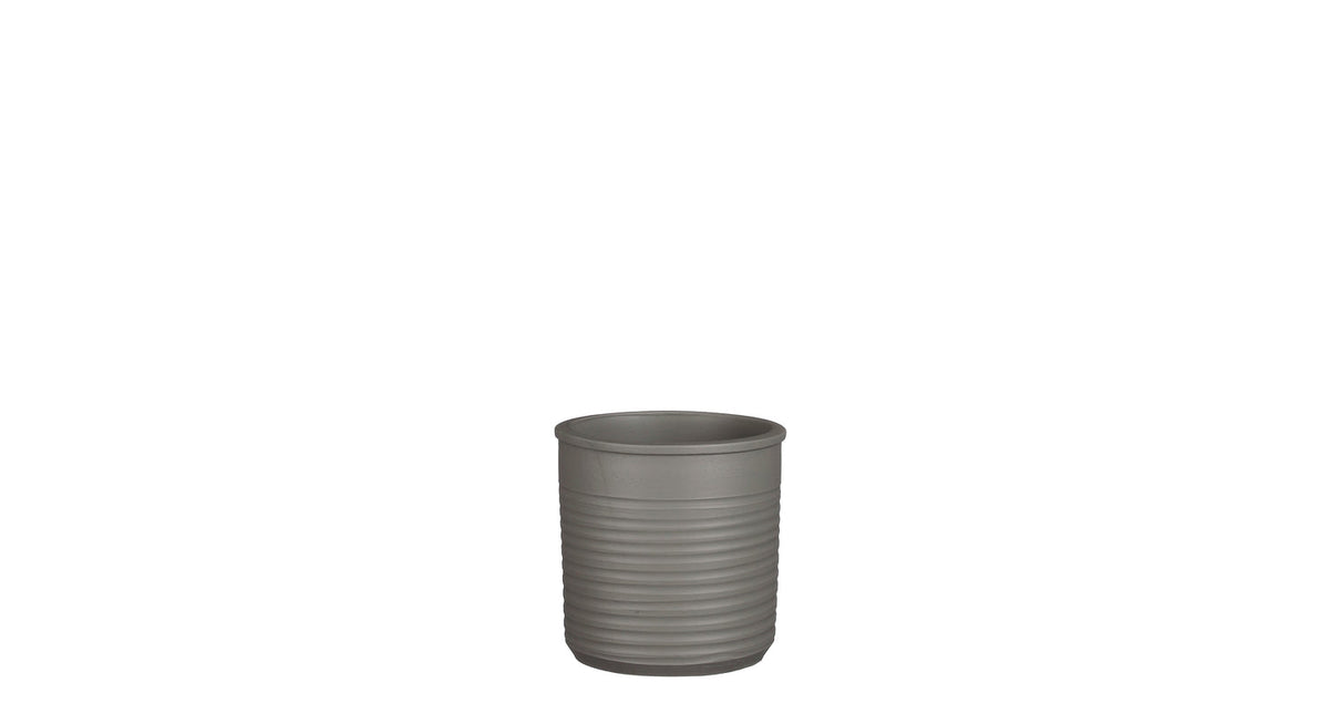 Momo pot cilinder l.grijs - h16xd16cm