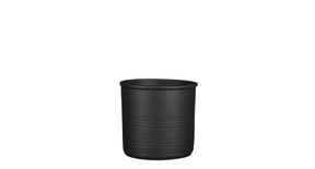 Momo pot cilinder d.grijs - h21xd23cm
