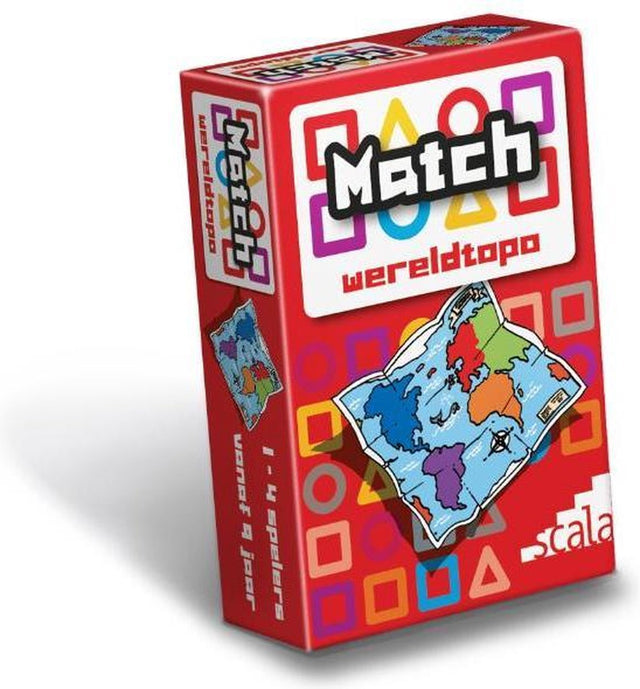 Scala match wereldtopo - educatief kaartspel