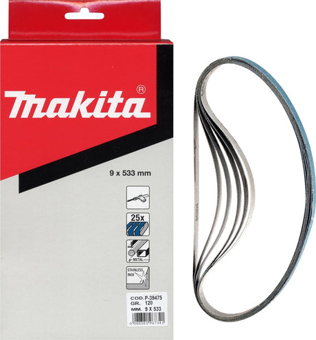 Makita z80 9x533mm schuurband (25 stuks) - p-39453