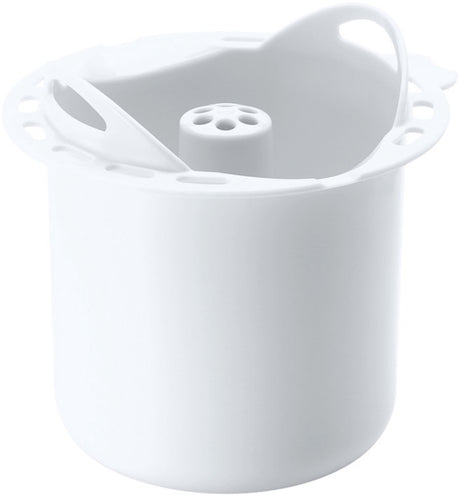 Béaba rijst- en pastakoker voor babycook - accessoire om granen, deegwaren, griesmeel en linzen te stomen - bereid zetmeel en groenten tegelijk - capaciteit van 300 g voor babyporties - past op solo, duo en plus - wit