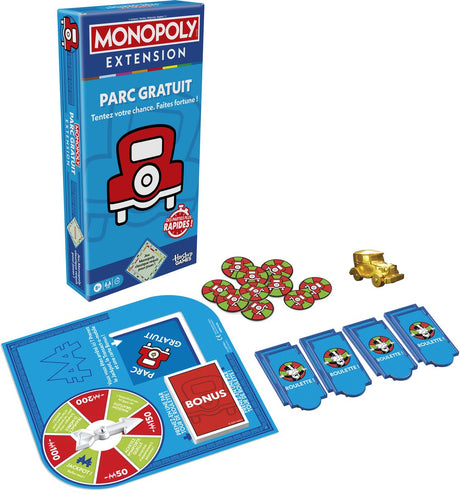 Monopoly uitbreiding gratis parkeren