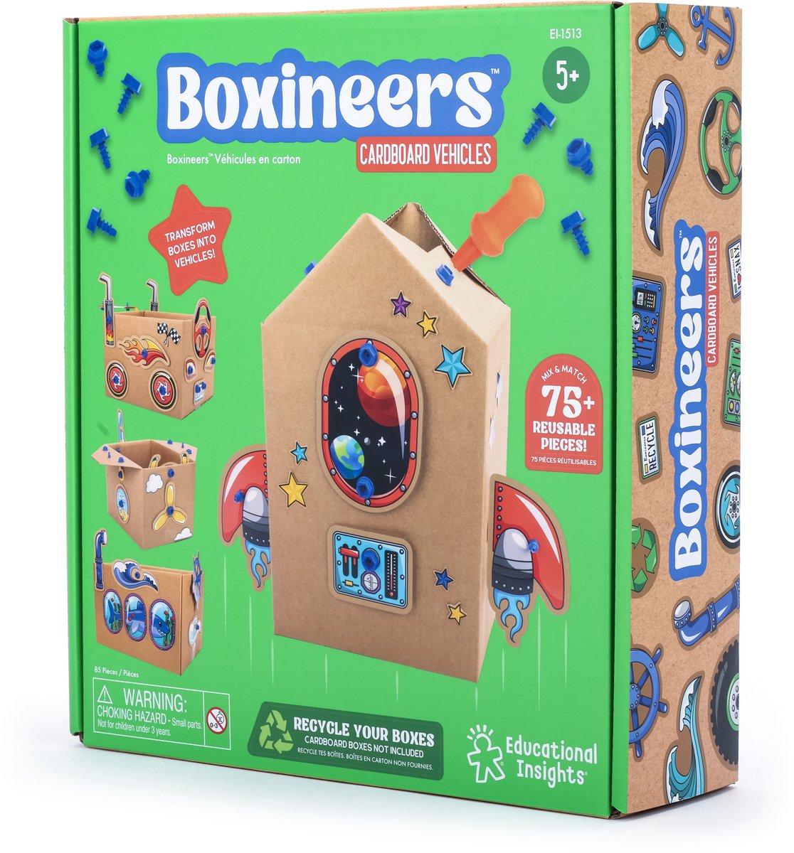 Learning resources - boxineers™ kartonnen voertuigen - 5+