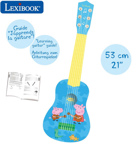Lexibook mijn eerste gitaar peppa pig - 21'' 53 cm