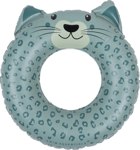 Swim essentials zwemband - 55 cm - green leopard animal