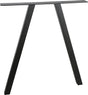 Woood tablo 2-standen poot vierkant 1 stuk - metaal - zwart - 72x79x10