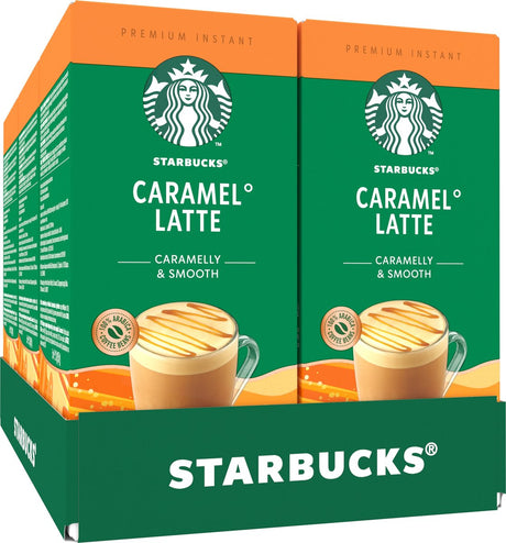 Starbucks caramel latte oploskoffie - 6 doosjes x 5 zakjes