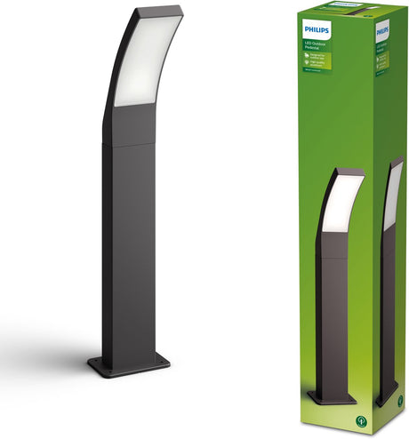 Philips splay pedestal anthracite 12w 27k hv