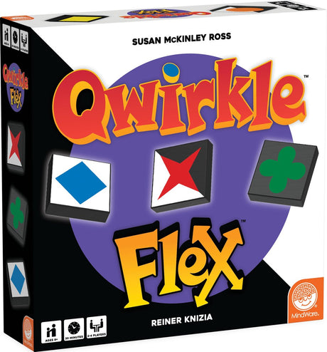 Asmodee qwirkle flex bordspel strategie en denkspel voor kinderen.