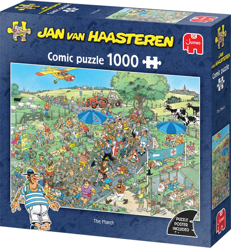 Jumbo the march - jan van haasteren - puzzel van 1000 stukjes