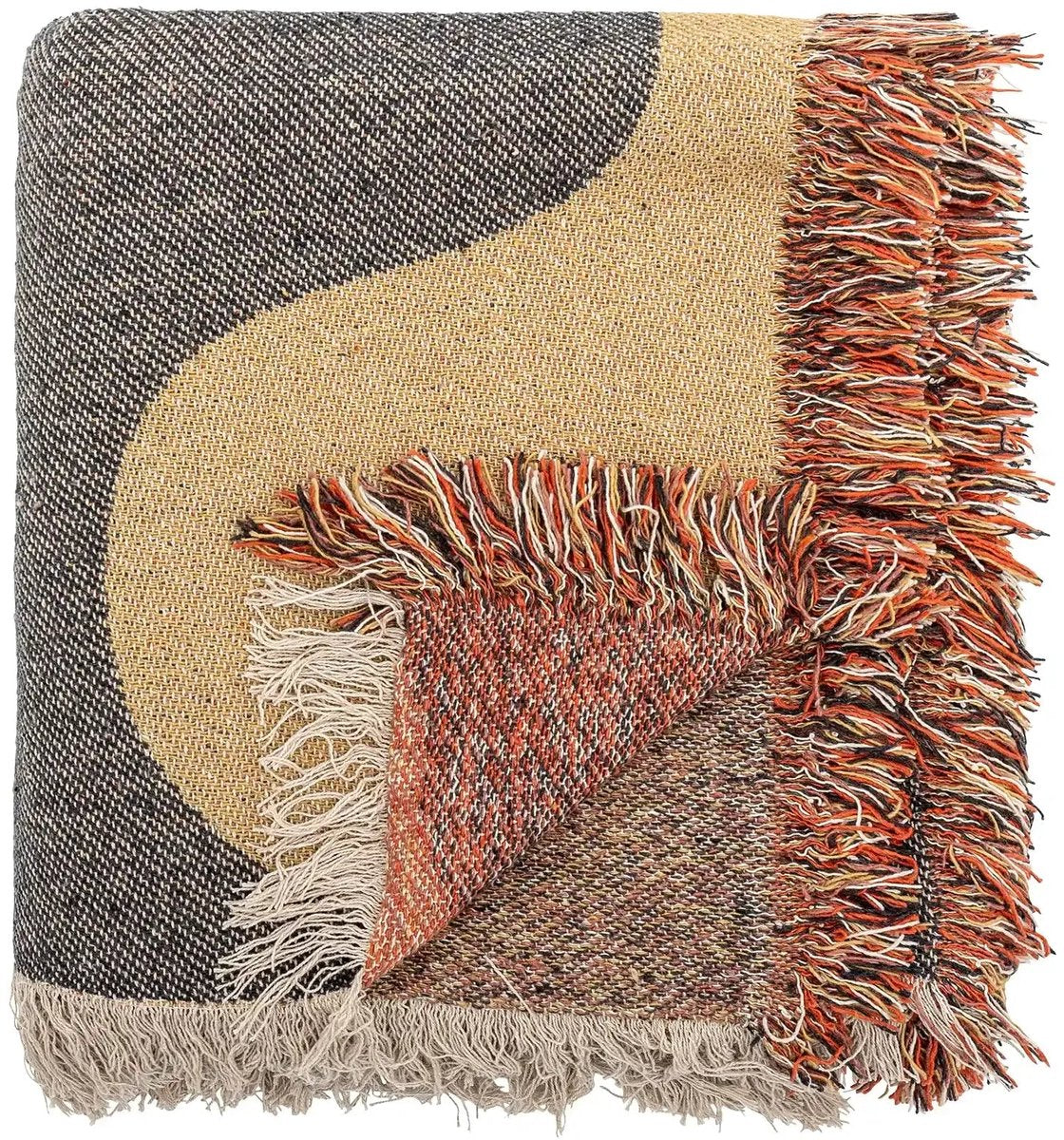Bloomingville - arni plaid -gerecycled katoen - 130x160cm