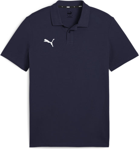 Puma teamgoal casuals polo heren sportshirt - navy- white