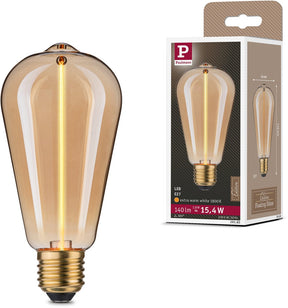 Paulmann floating shine standaard 230 v led-kolf e27 140lm 2,8w 1800k goud