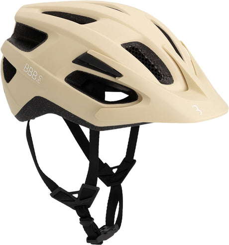 Bbb cycling kite 3.0 fidlock fietshelm volwassenen - mtb helm racefiets helm - wielrenhelm - fietshelm dames - fietshelm heren - mat zand maat m (55-58cm) - bhe-30 m
