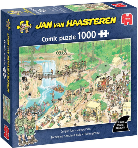 Jan van haasteren - jungletocht - 1000 stukjes puzzel - legpuzzel