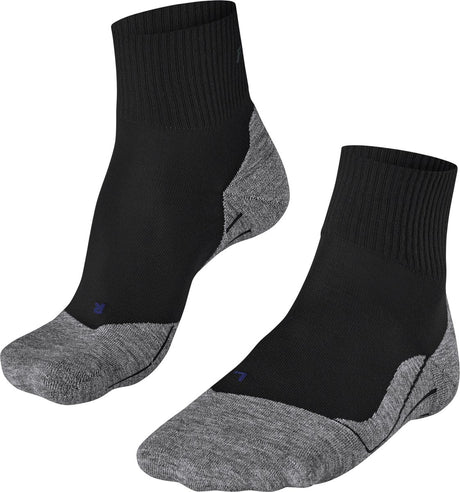 Falke tk5 cool short anti-blaar dun lyocell functioneel materiaal wandelsokken heren zwart - maat 46-48