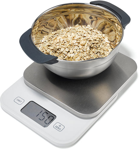 Joseph joseph vision digitale keukenweegschaal 5 kg roestvrij staal