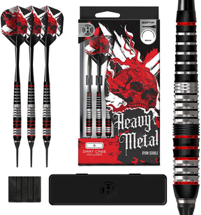 Harrows ryan searle heavy metal brass - soft tip darts