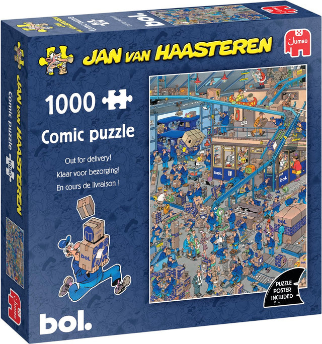 Jan van haasteren - pakketservice bol - puzzel 1000 stukjes - legpuzzel