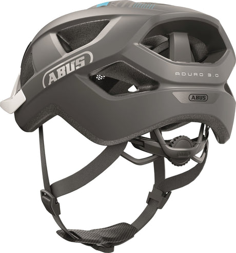 Abus helm aduro 3.0 led race grey m 52-58cm