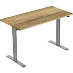Zit-sta-bureau euroseats 1-motor eiken eiken metaal