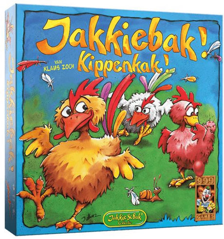999games 999 games - jakkiebak! kippenkak! - bordspel - kinderspel