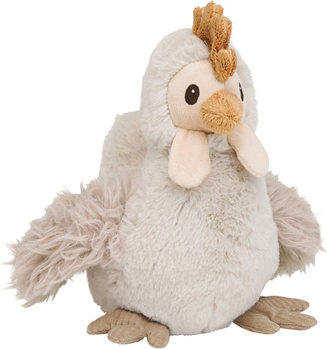 Happy horse kip carice knuffel 22 cm - grijs - baby knuffel