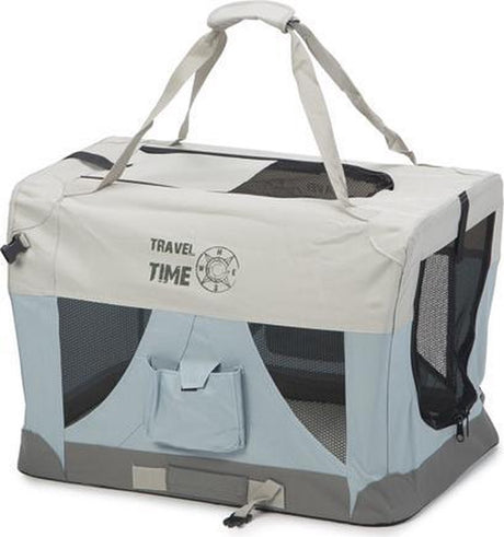 Beeztees travel time - reisbench hond � xs - nylon - 60x42x42 cm