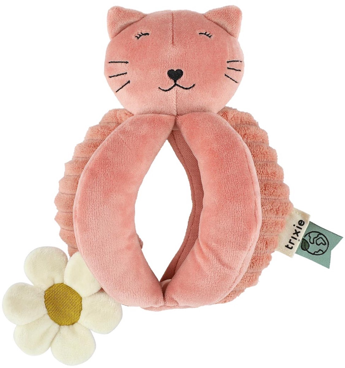 Trixie mrs. cat grijpballetje  3m+  met kreukelgeluid - ideaal als geboortegeschenk - kat