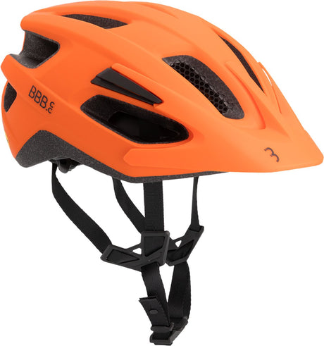 Bbb cycling dune mips 3.0 fietshelm volwassenen - mtb racefiets - fidlock sluiting - inclusief achterlicht houder - mat neon oranje - maat l (58-61cm) - bhe-23