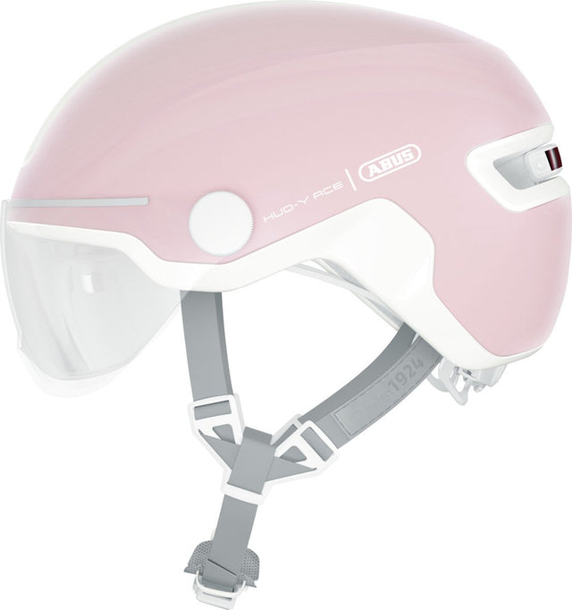 Abus fietshelm hud-y ace pure rose s - 51-55 cm - pink - geschikt voor gebruik op elektrische fietsen - stadsfietsen - 400 g s