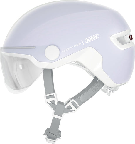 Abus fietshelm hud-y ace pure lavender m - 54-58 cm - paars - geschikt voor gebruik op elektrische fietsen - stadsfietsen - 430 g m