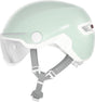 Abus fietshelm hud-y ace pure mint m - 54-58 cm - lichtgroen - geschikt voor gebruik op elektrische fietsen - stadsfietsen - 430 g m