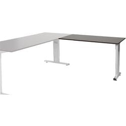 Bureau-uitbreiding schaffenburg lin-pla126-loga-m25 120x60x65-85cm
