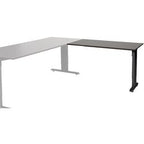 Bureau-uitbreiding schaffenburg lin-pla126-logz-m25 120x60x65-85cm