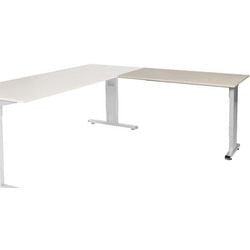 Bureau-uitbreiding schaffenburg lin-pla126-roba-m25 120x60x65-85cm