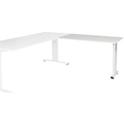 Bureau-uitbreiding schaffenburg lin-pla126-wirw-m25 120x60x65-85cm
