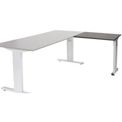 Bureau-uitbreiding schaffenburg lin-pla086-loga-m25 80x60x65-85cm
