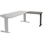 Bureau-uitbreiding schaffenburg lin-pla086-logz-m25 80x60x65-85cm