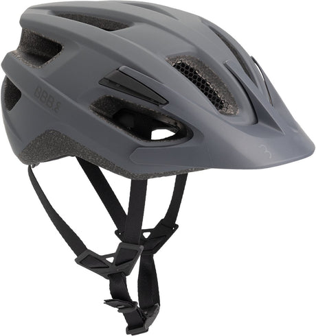 Bbb cycling kite 3.0 fidlock fietshelm volwassenen - mtb helm racefiets helm - wielrenhelm - fietshelm dames - fietshelm heren - mat donker grijs maat m (55-58cm) - bhe-30