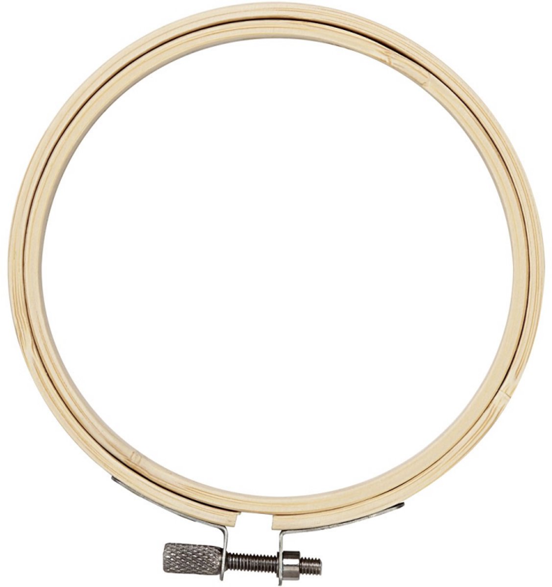 Creativ company creotime borduurframe hout 15 cm blank per stuk