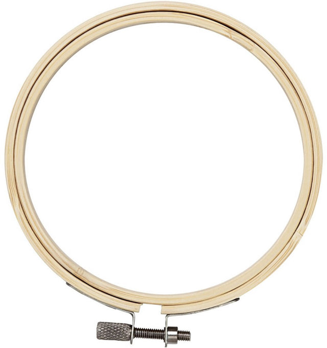 Creativ company creotime borduurframe hout 15 cm blank per stuk