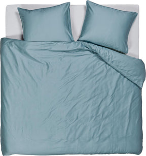 Beddinghouse change dekbedovertrek - effen - tweepersoons - 200x200 220 - blauw grijs