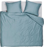 Beddinghouse change dekbedovertrek - effen - tweepersoons - 200x200 220 - blauw grijs